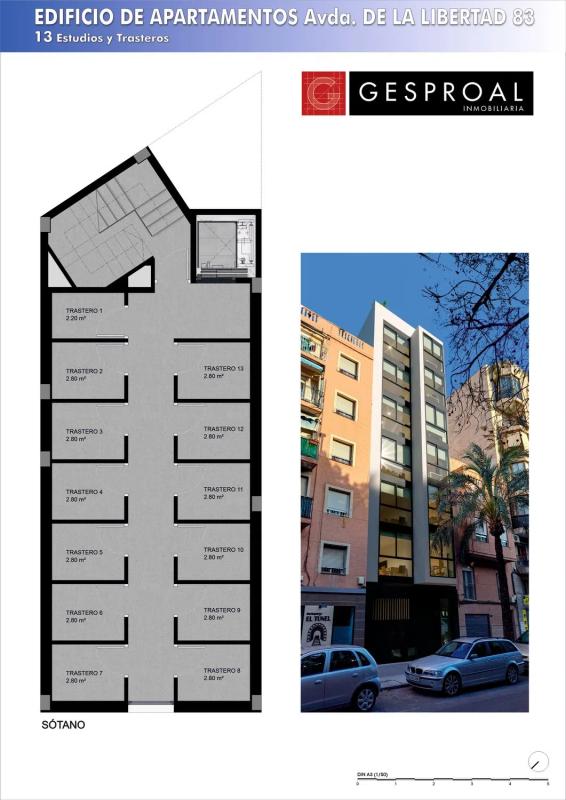 Nowa nieruchomość Edificio de Apartamentos Avenida de Libertad 83 w Elche / Elx plan 5