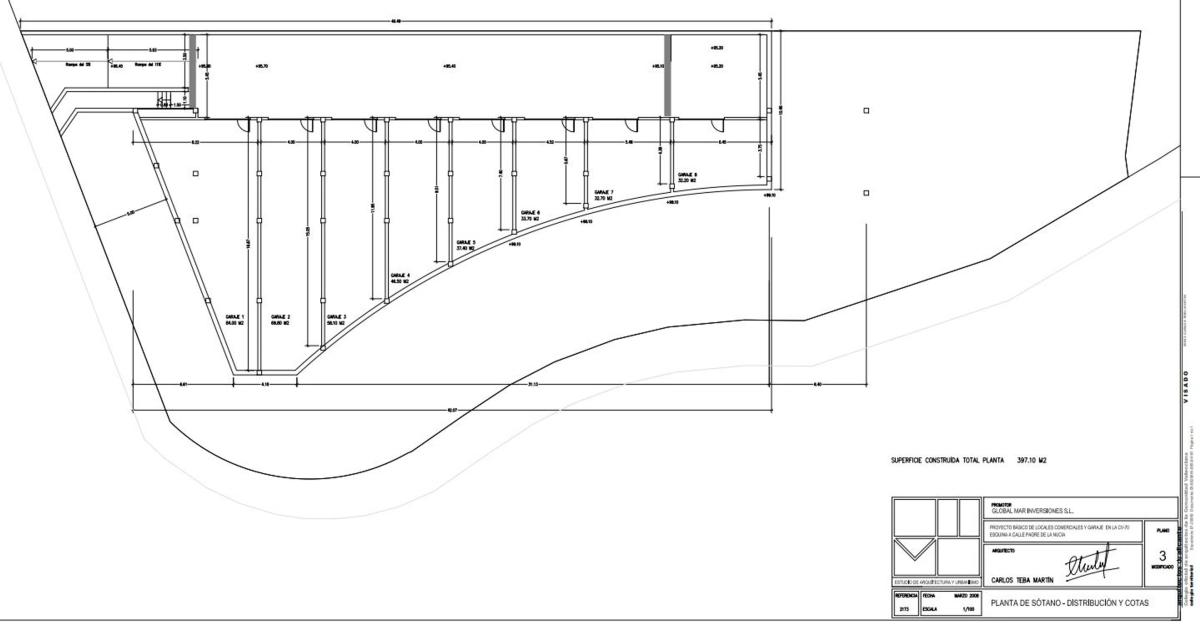 Edificio Residencial de 1100m2 en venta en La Nucia plan 1