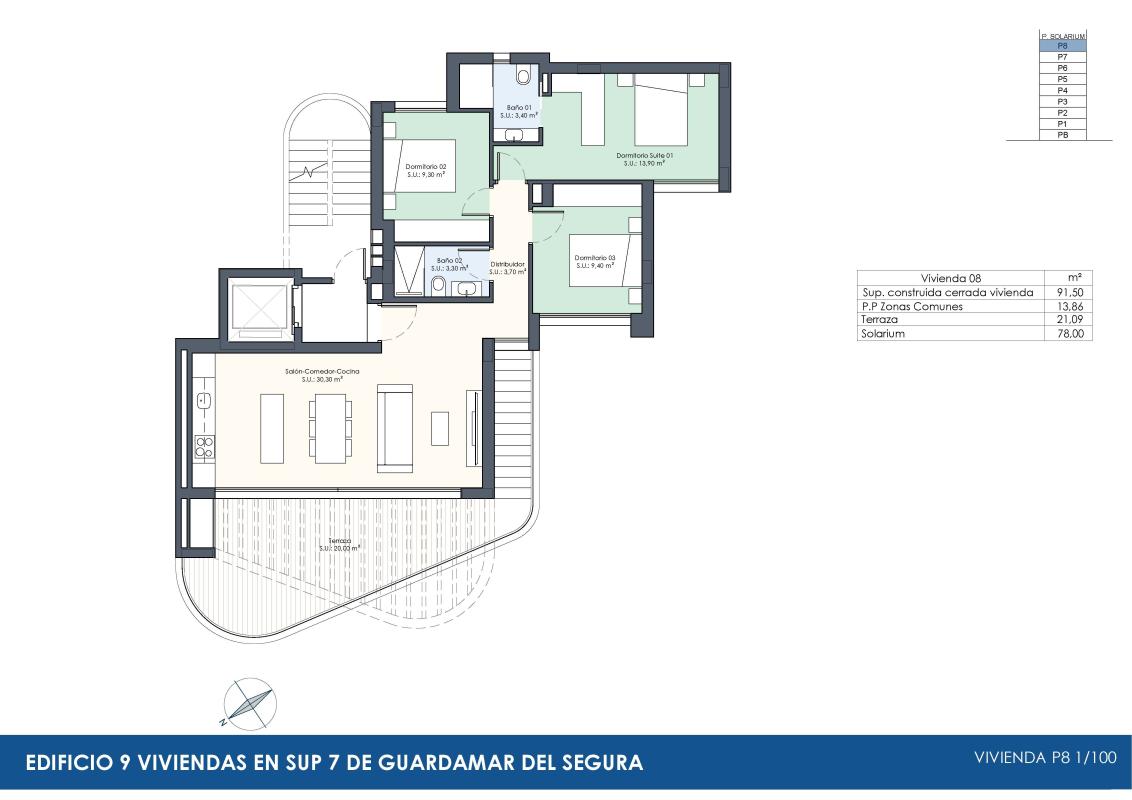 New construction River in Guardamar del Segura plan 2