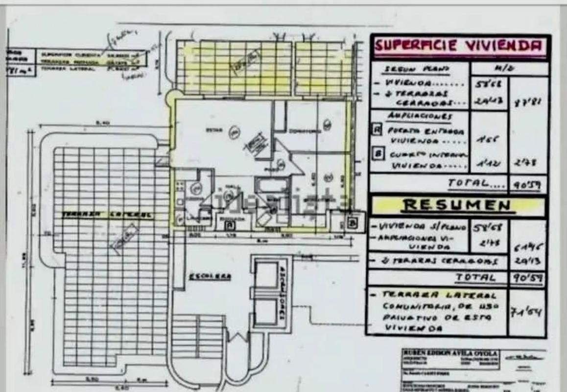 Penthouse sale in Calle del Esperanto, Benidorm plan 1