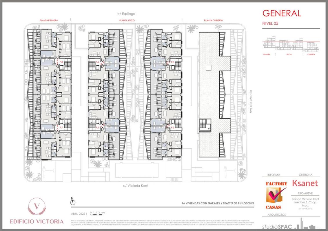 Obra nueva Edificio Victoria en Loeches (Revista) plan 4