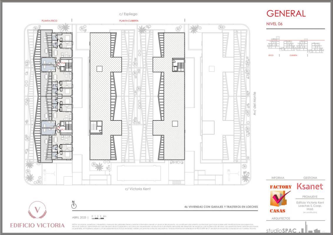 Obra nueva Edificio Victoria en Loeches (Revista) plan 6