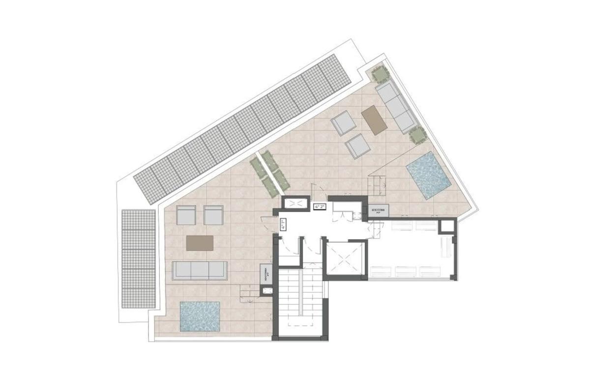 Obra nueva Plaça de l'Esglesia en Castelldefels (Revista) plan 6