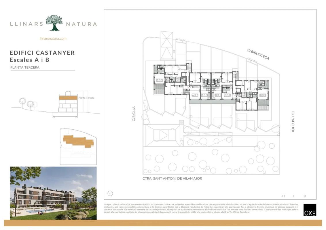Obra nueva Edificio Castanyer en Llinars del Vallès (Revista) plan 2