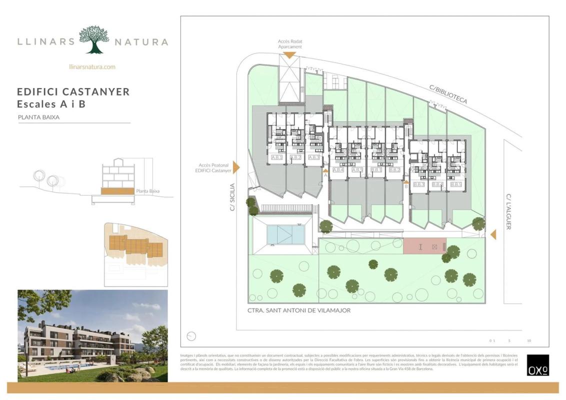 Obra nueva Edificio Castanyer en Llinars del Vallès (Revista) plan 5