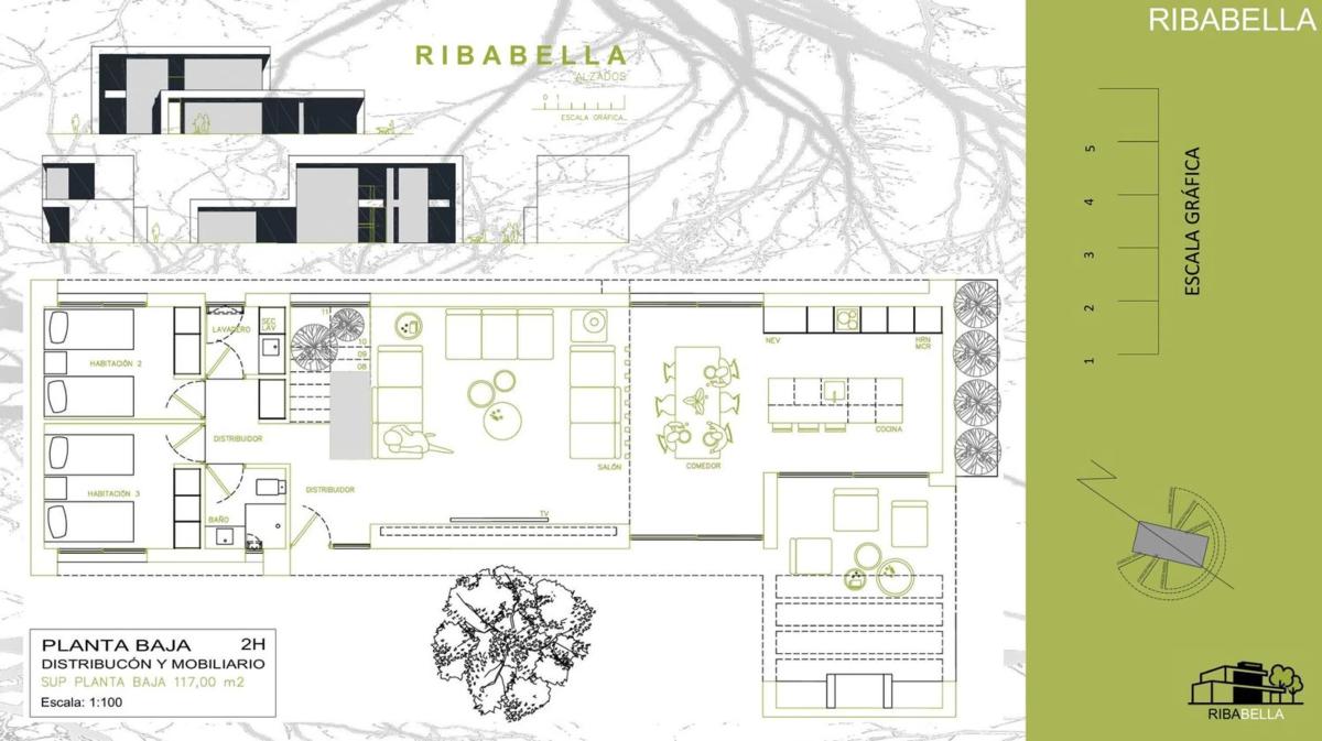 Obra nueva Ribabella en Riba-Roja de Túria (Revista) plan 1