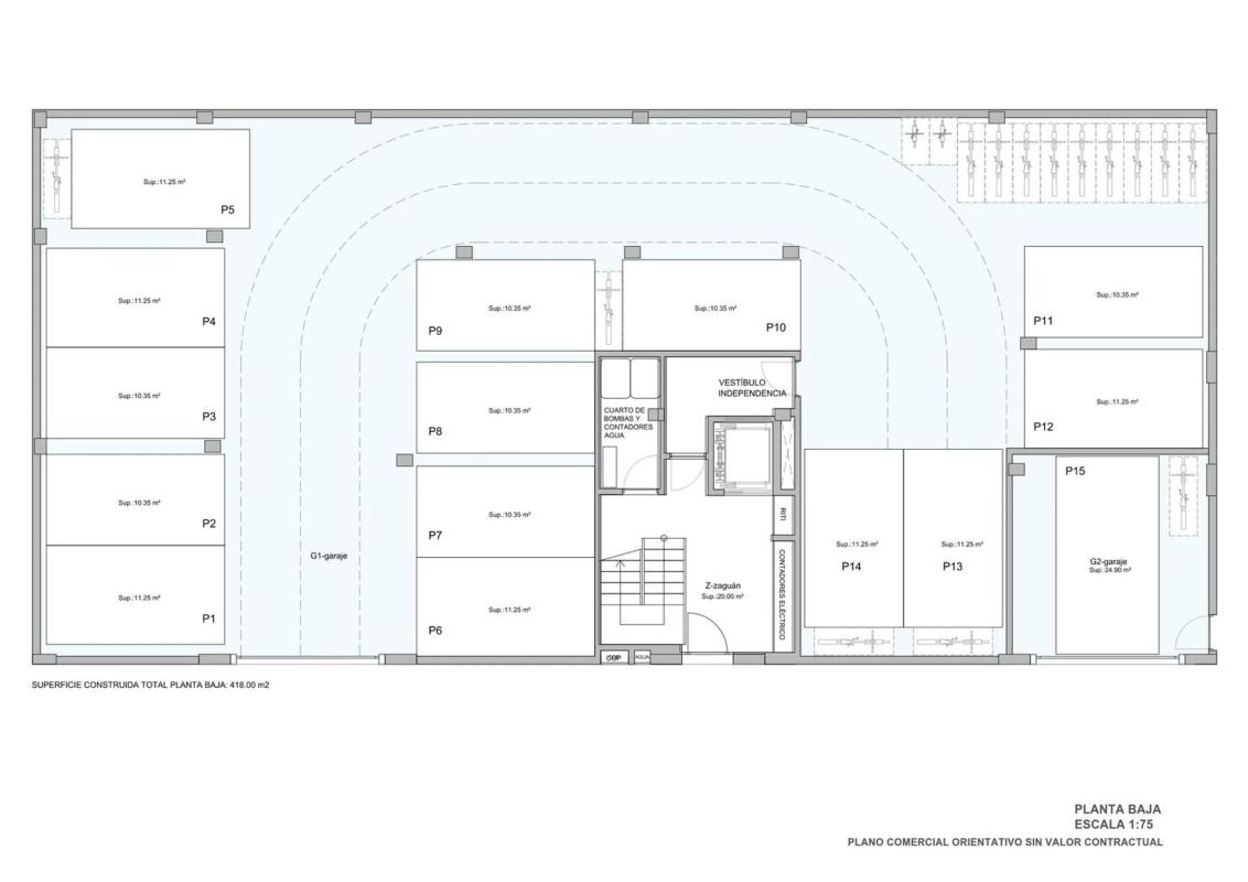 Obra nueva Edificio San Vicente en Alboraya (Revista) plan 1