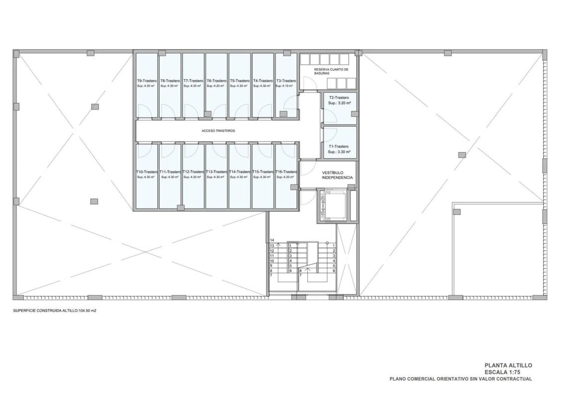 Obra nueva Edificio San Vicente en Alboraya (Revista) plan 2