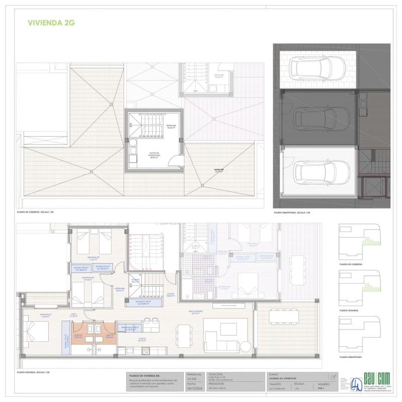 Obra nueva Terranova V en Oliva (Revista) plan 2