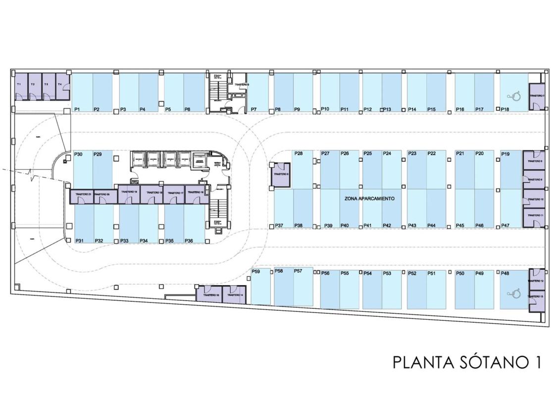 Obra nueva Barrio de la Torre, 119 viviendas en La Torre (Revista) plan 3