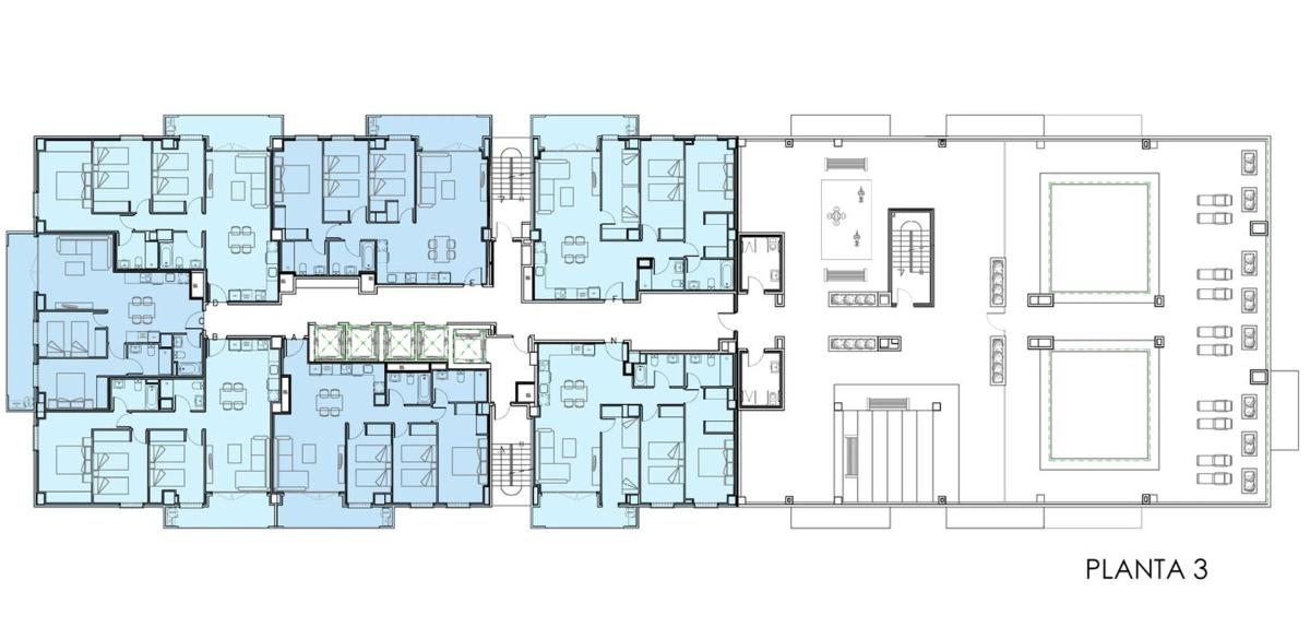 Obra nueva Barrio de la Torre, 119 viviendas en La Torre (Revista) plan 6