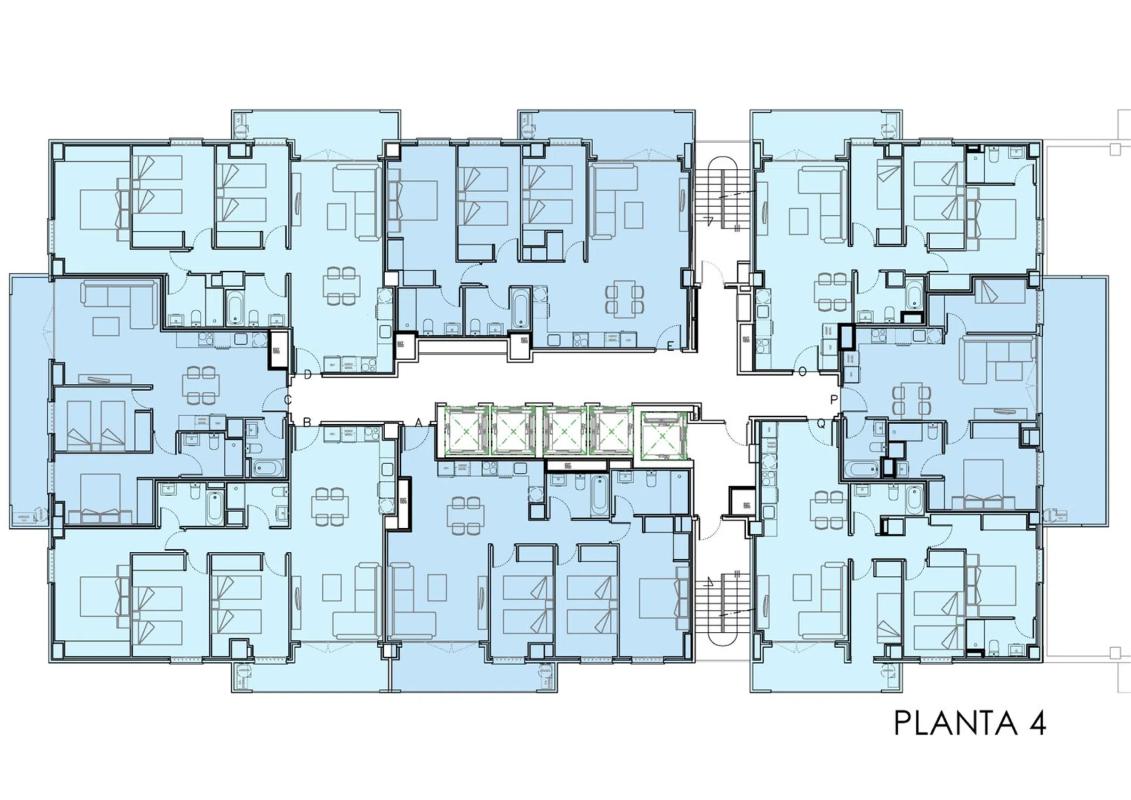 Obra nueva Barrio de la Torre, 119 viviendas en La Torre (Revista) plan 7