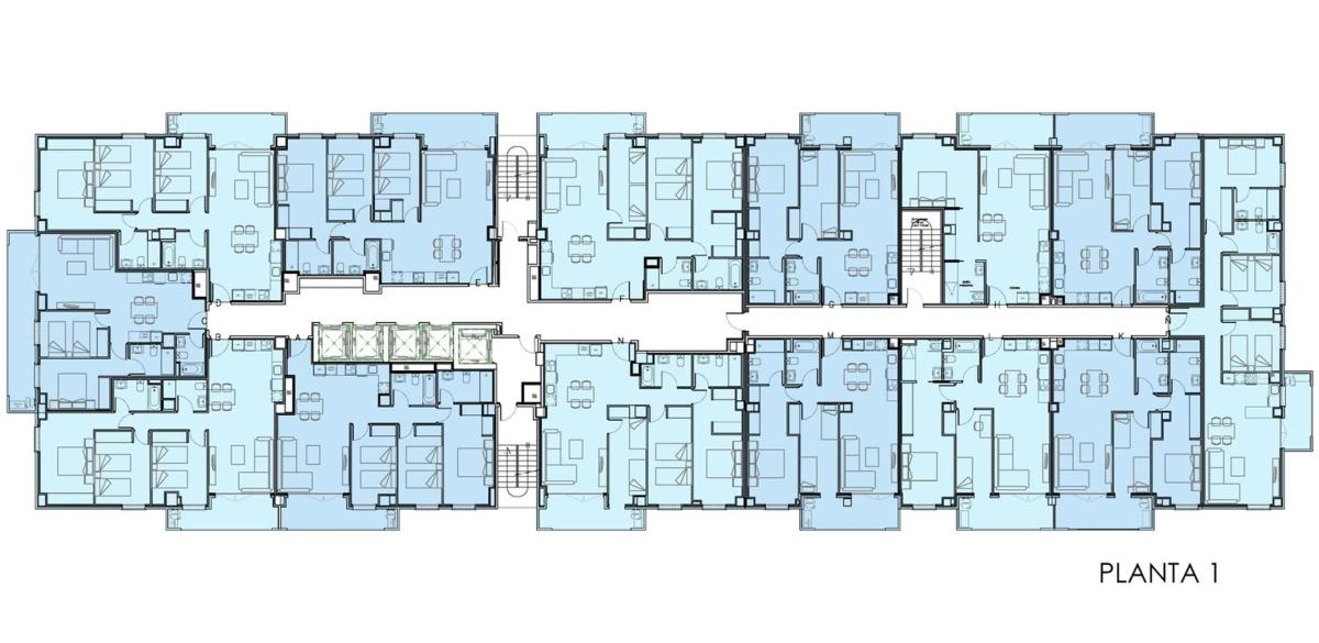 Obra nueva Barrio de la Torre, 119 viviendas en La Torre (Revista) plan 9