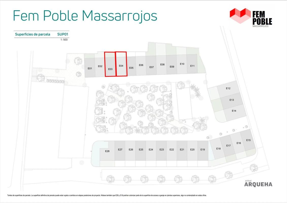Obra nueva Cooperativa de viviendas en Masarrochos/Massarrojos (Revista) plan 2