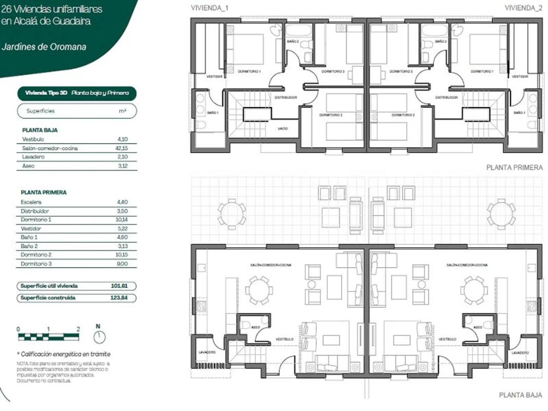 Obra nueva Promoción de tipologias Vivienda en venta ALCALA DE GUADAIRA Sevilla en Alcalá de Guadaira (Revista) plan 2
