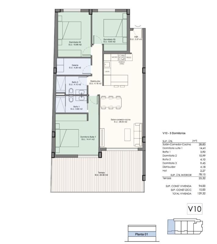 Obra nueva MoMa II en Benijofar (Revista) plan 1