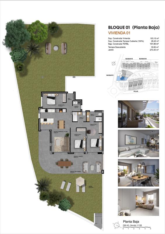 Obra nueva Finestrat Paradise Resort en Finestrat (Revista) plan 2