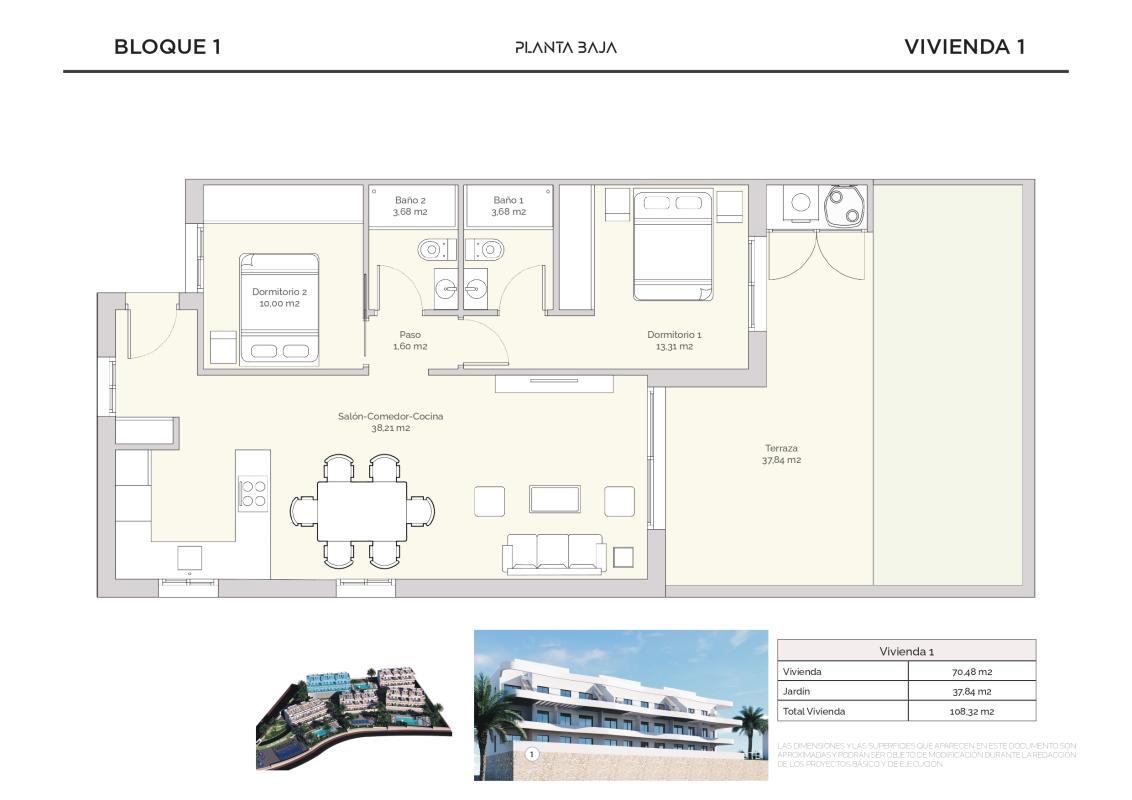 Obra nueva Marques Golf Resort en Finestrat (Revista) plan 3