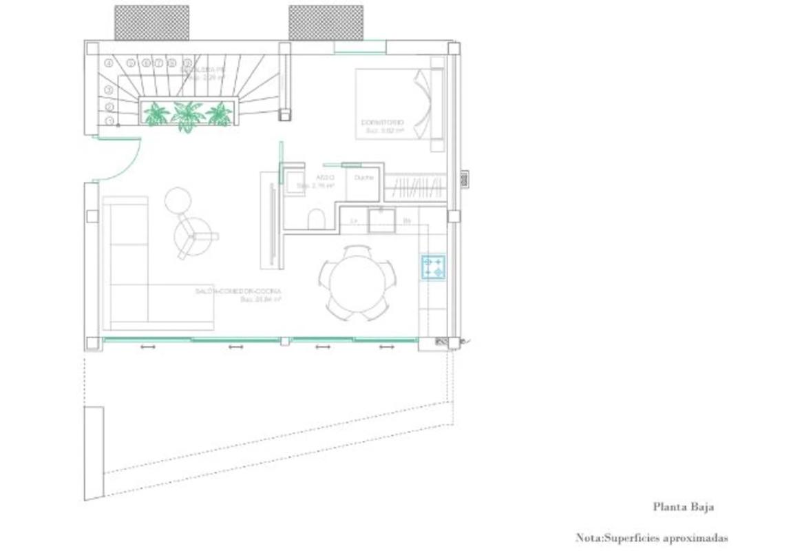 Venta de chalet adosado en Calle Malta, 1 , Gran Alacant plan 1