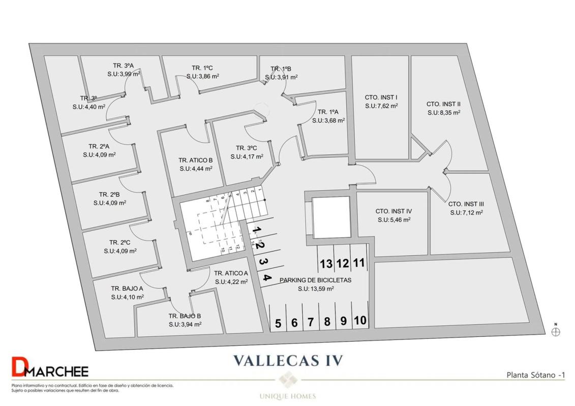 Sale of apartment in Calle Mejorana, 16, Madrid
 plan 1