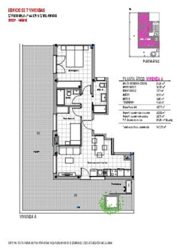 Nowa nieruchomość Arroyo w Madryt plan 2