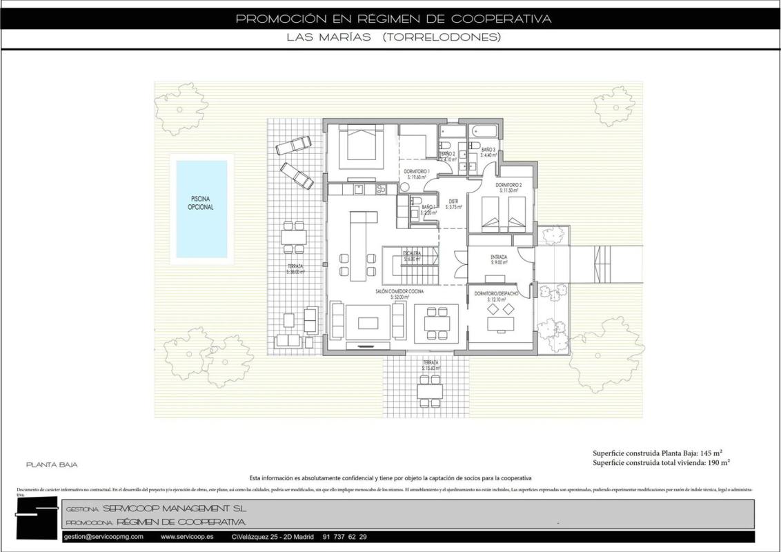 Obra nueva Las Marías en Torrelodones (Revista) plan 1