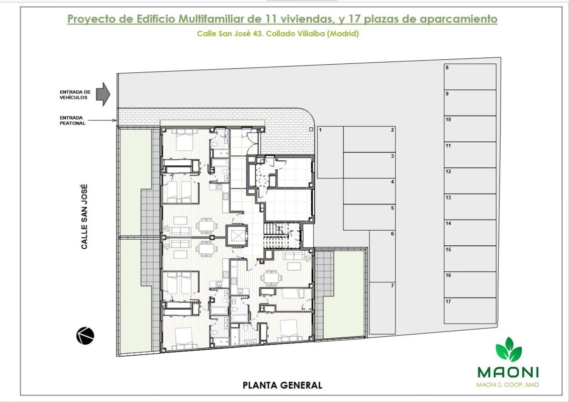 New construction Maoni Sociedad Cooperativa in Collado Villalba plan 2