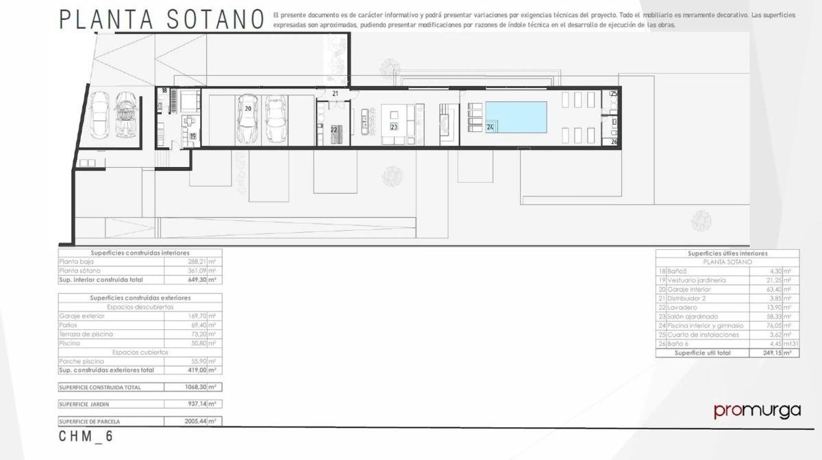 New construction CHM6 in Boadilla del Monte plan 1
