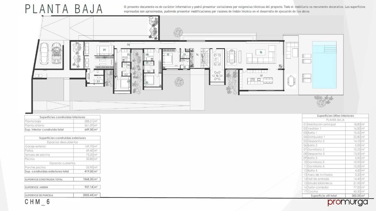 New construction CHM6 in Boadilla del Monte plan 2