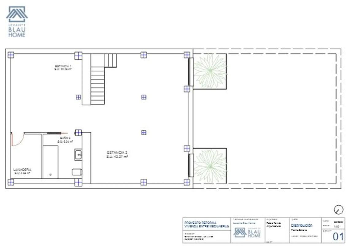 Obra nueva Casa Mendizábal en Burjassot (Revista) plan 3