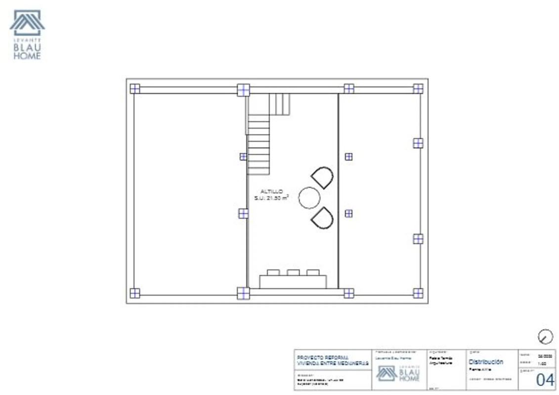 Obra nueva Casa Mendizábal en Burjassot (Revista) plan 4