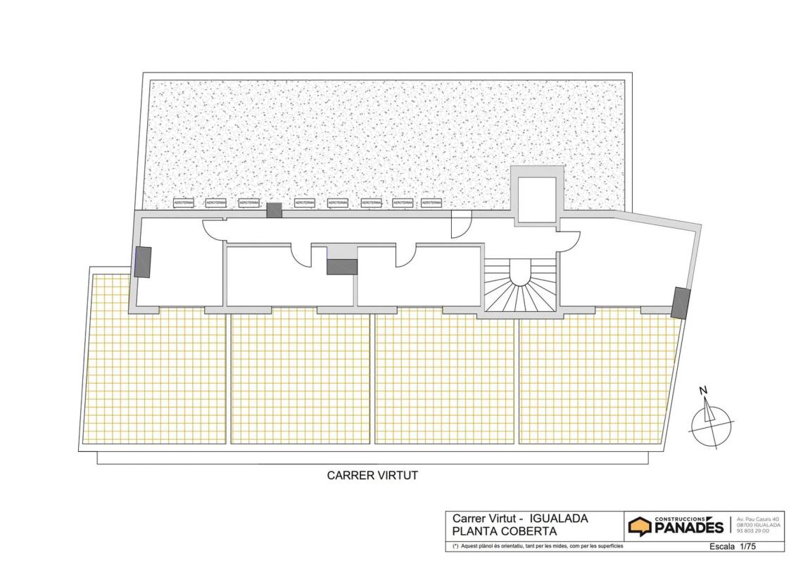 Obra nueva D'Habitatges Virtut en Igualada (Revista) plan 2