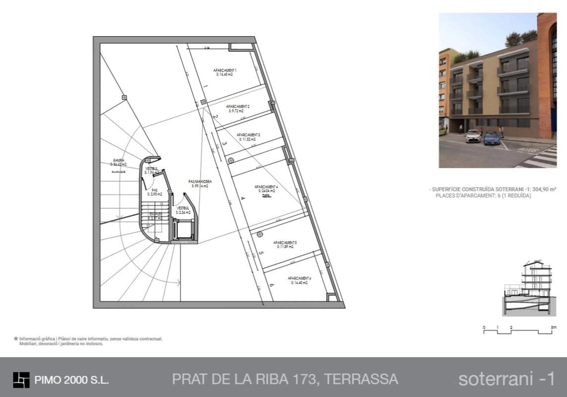 Venta de piso en Calle Prat de la Riba, 173, Terrassa
plan 1