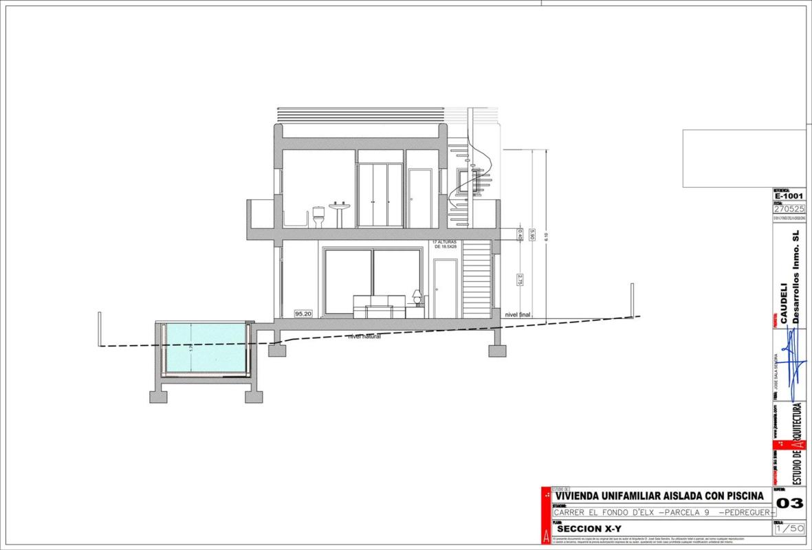 New construction Villa Fondo in Pedreguer plan 4