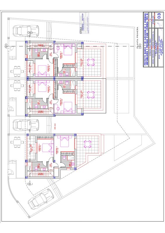 Obra nueva Andrea Villas en Daya Nueva (Revista) plan 2