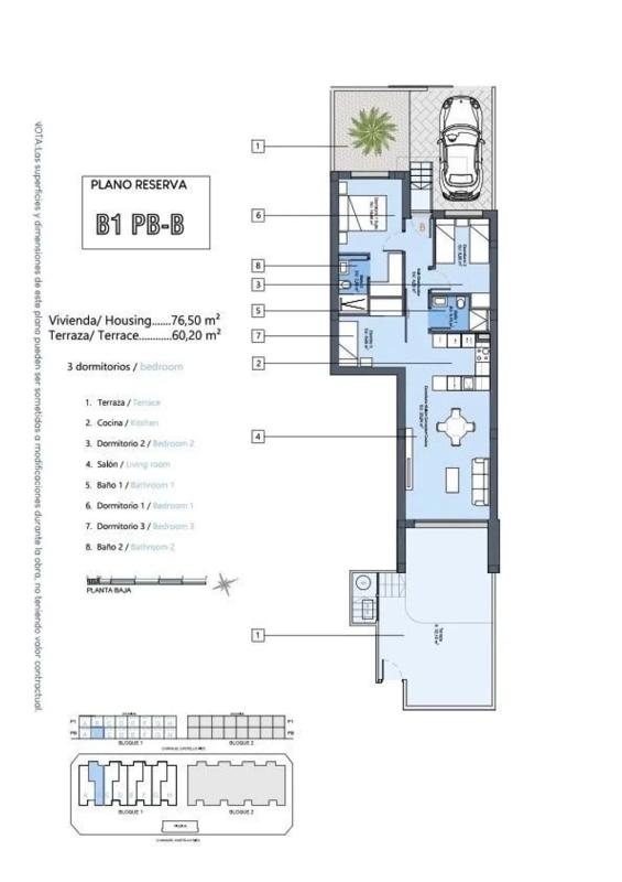 Sale of apartment in Calle Manuel Castello Rizo, Dolores
 plan 1