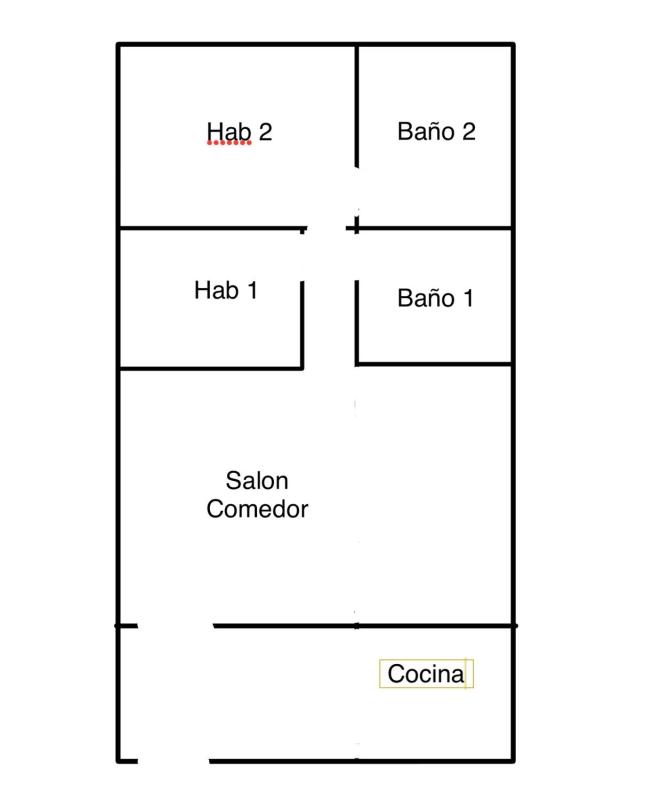 Venta de piso en Calle de Torres Quevedo, Alicante / Alacant
plan 1