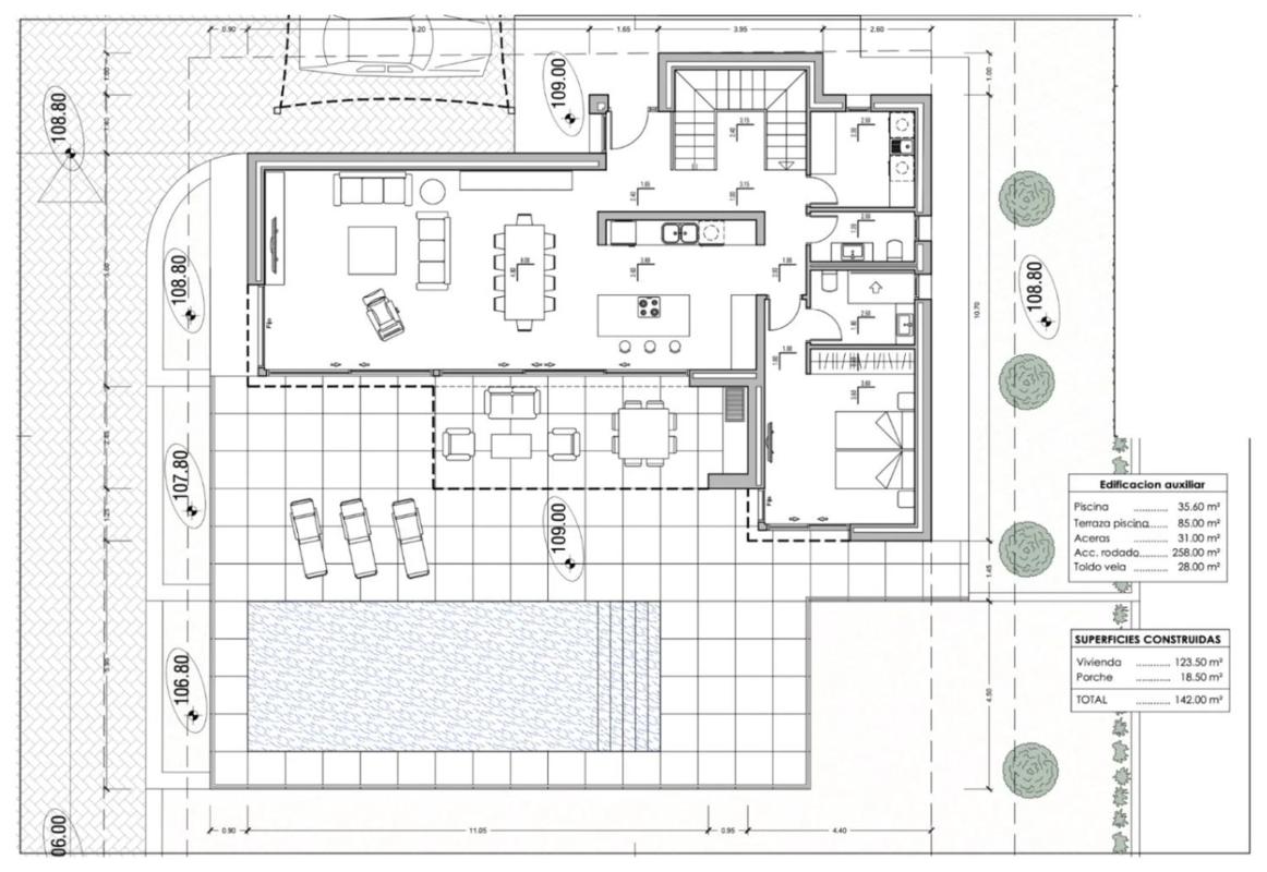 Venta de chalet independiente en Calle Partida la Empedrola, 10, Calpe
plan 1