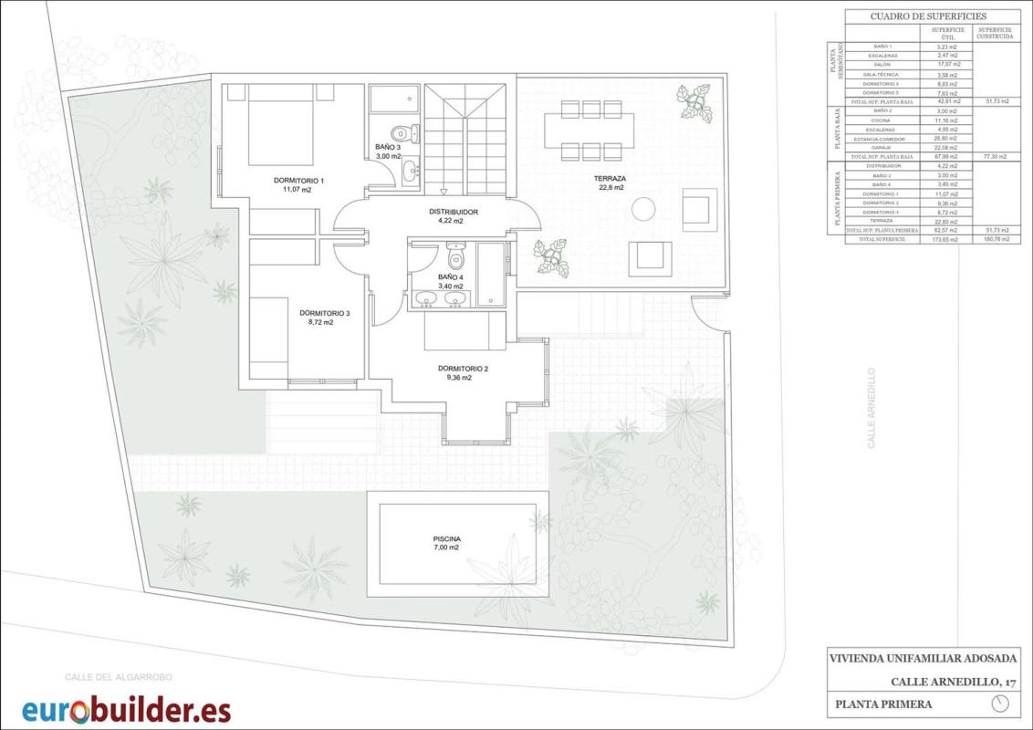 Obra nueva Montecarmelo en Madrid (Revista) plan 1