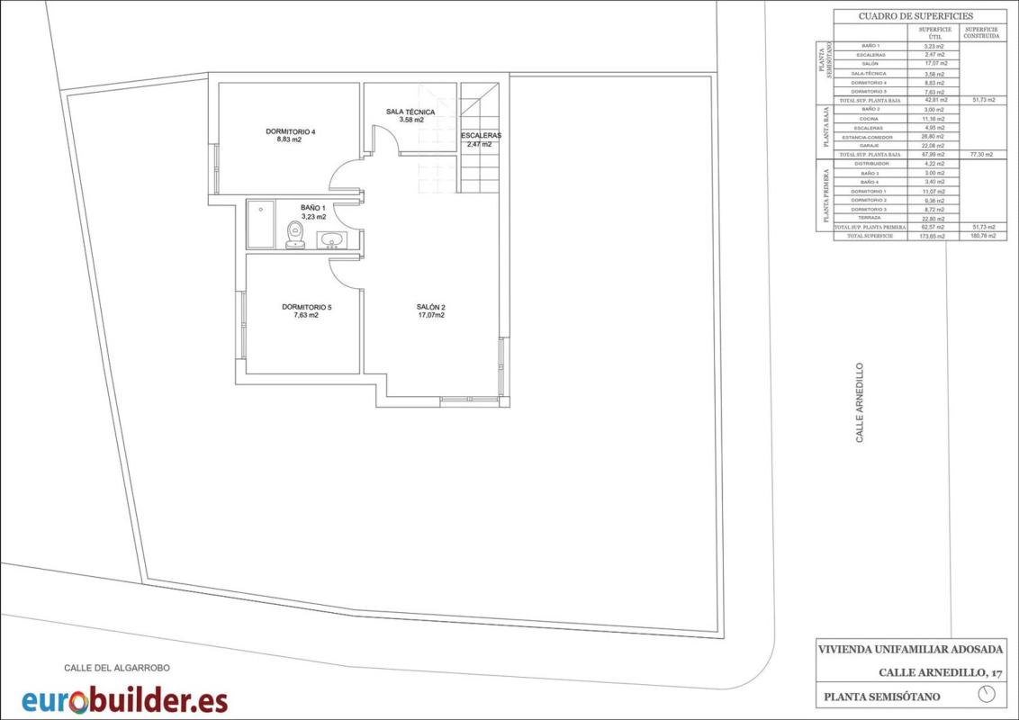 Obra nueva Montecarmelo en Madrid (Revista) plan 3