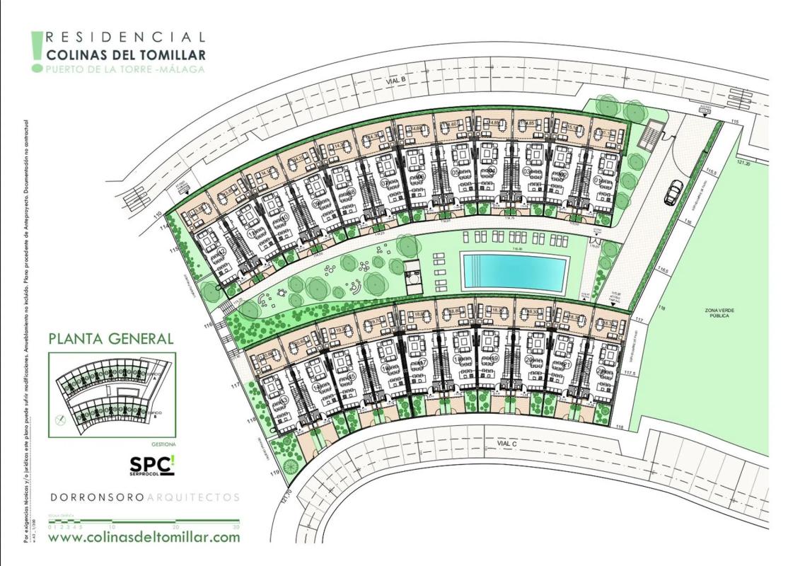 Obra nueva Residencial Colinas del Tomillar en Málaga (Revista) plan 1