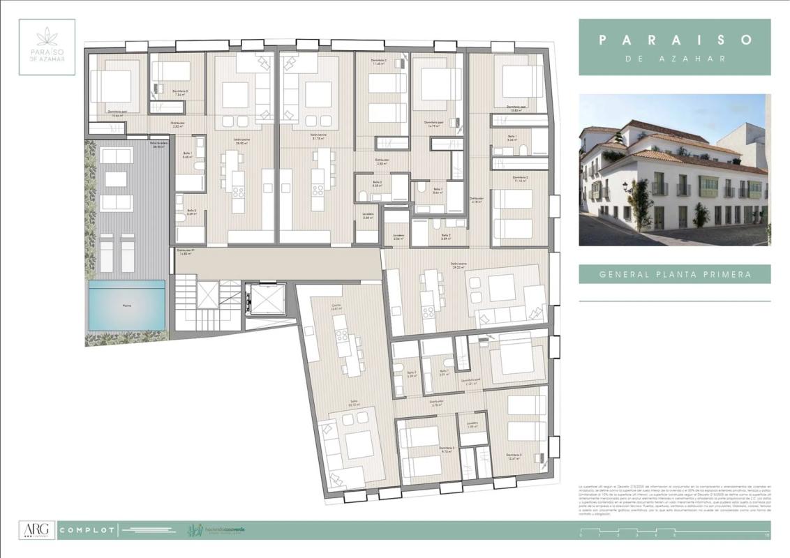 Obra nueva Paraíso de Azahar en Estepona (Revista) plan 1