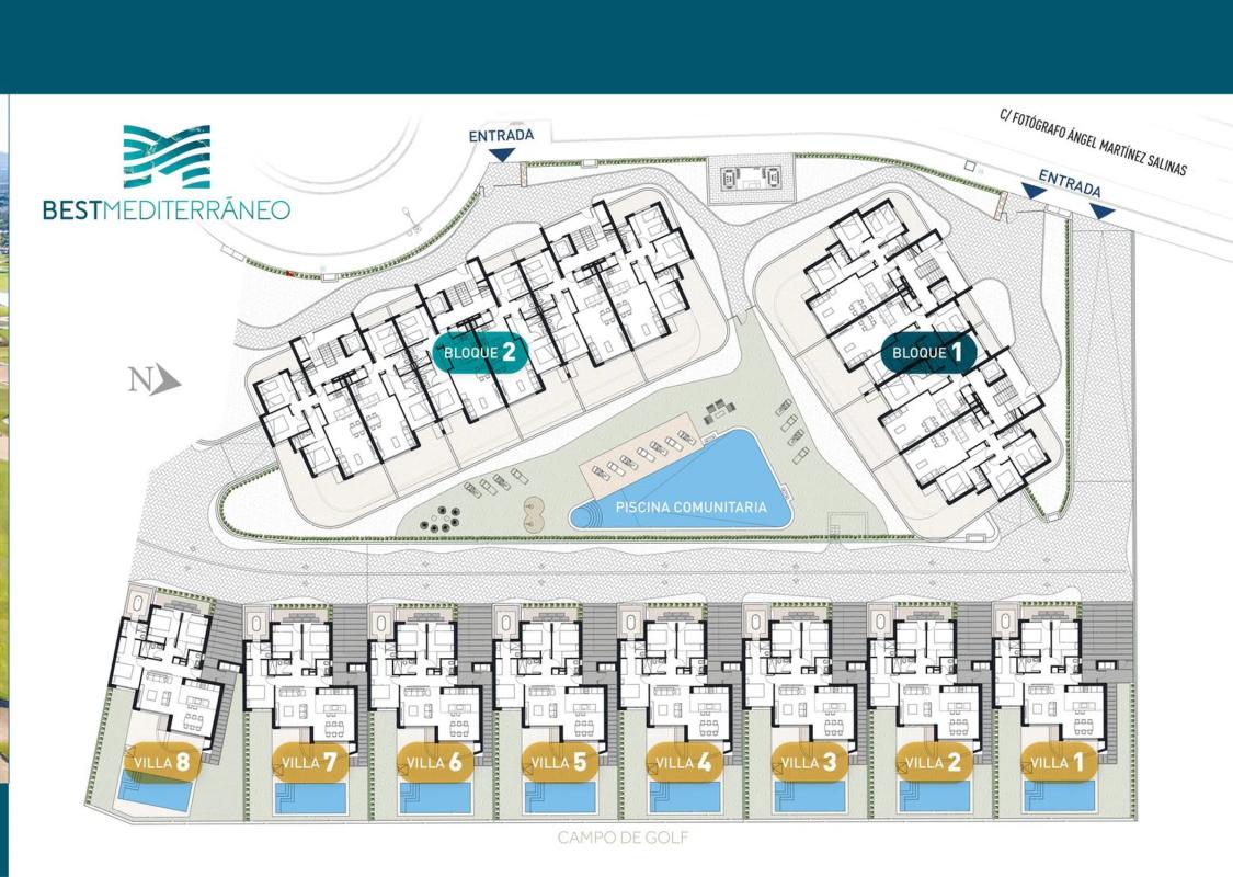 Obra nueva Best Mediterraneo en Los Alcázares (Revista) plan 1