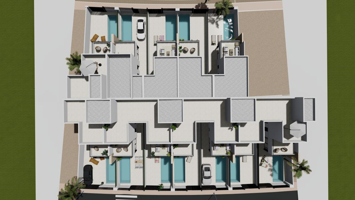 Obra nueva Residencial Rosa Morada en Santiago De La Ribera (Revista) plan 1