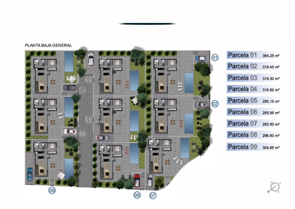 Obra nueva Agatha Villas Rojales en Rojales (Revista) plan 1
