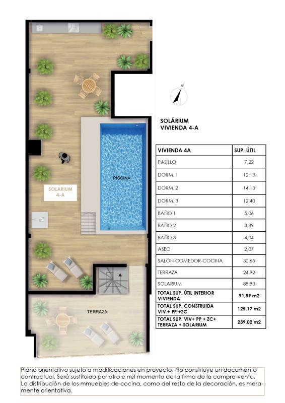 Obra nueva Alegria Residencial XXIII en Torrevieja (Revista) plan 7