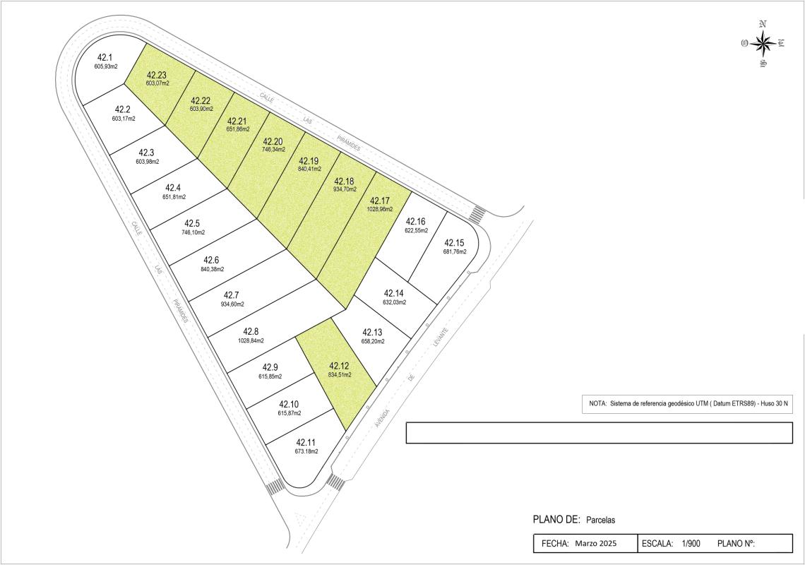 Obra nueva Alenda Golf Almendros Villas en Monforte del Cid (Revista) plan 3