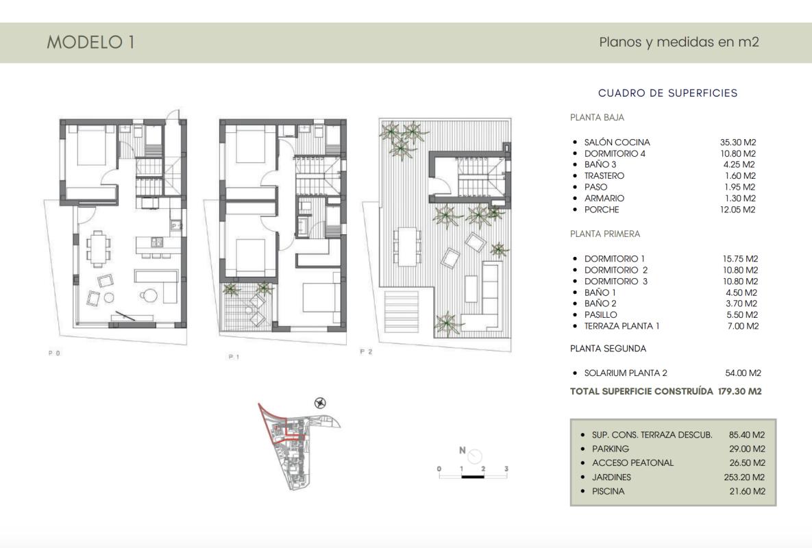 Obra nueva ALONIS VILLAS en La Villajoyosa / Vila Joiosa (Revista) plan 3