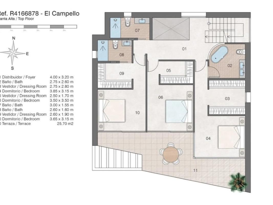 Terreno en venta en El Campello, Alicante plan 5