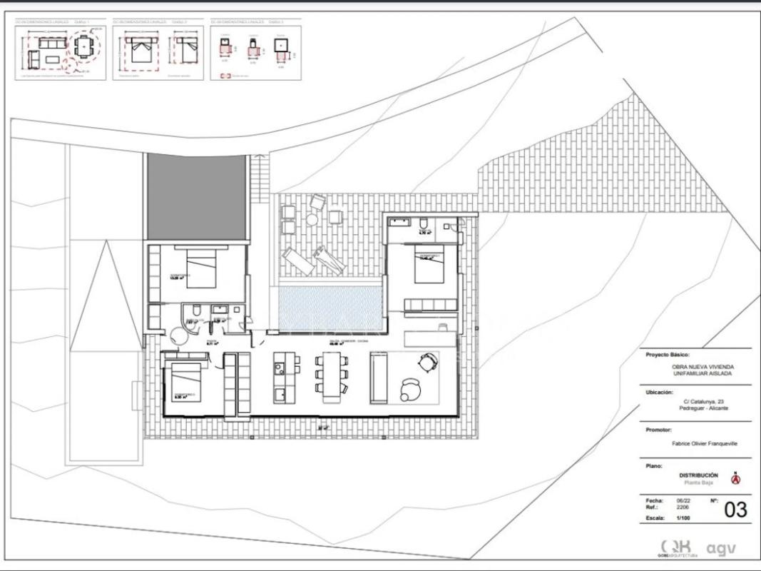 Terreno en venta en Pedreguer, Alicante plan 1